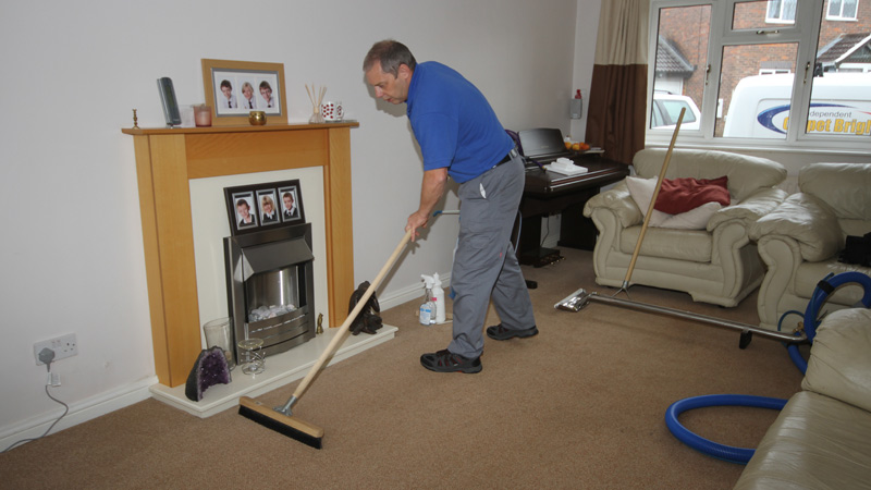 Carpet Brushing